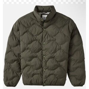NWT Katin OTG Ross XXL Packable Puffer Jacket Lead Olive $139 W/ Pouch